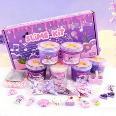 Rowecvce six-pack slime kit birthday party option for kids.