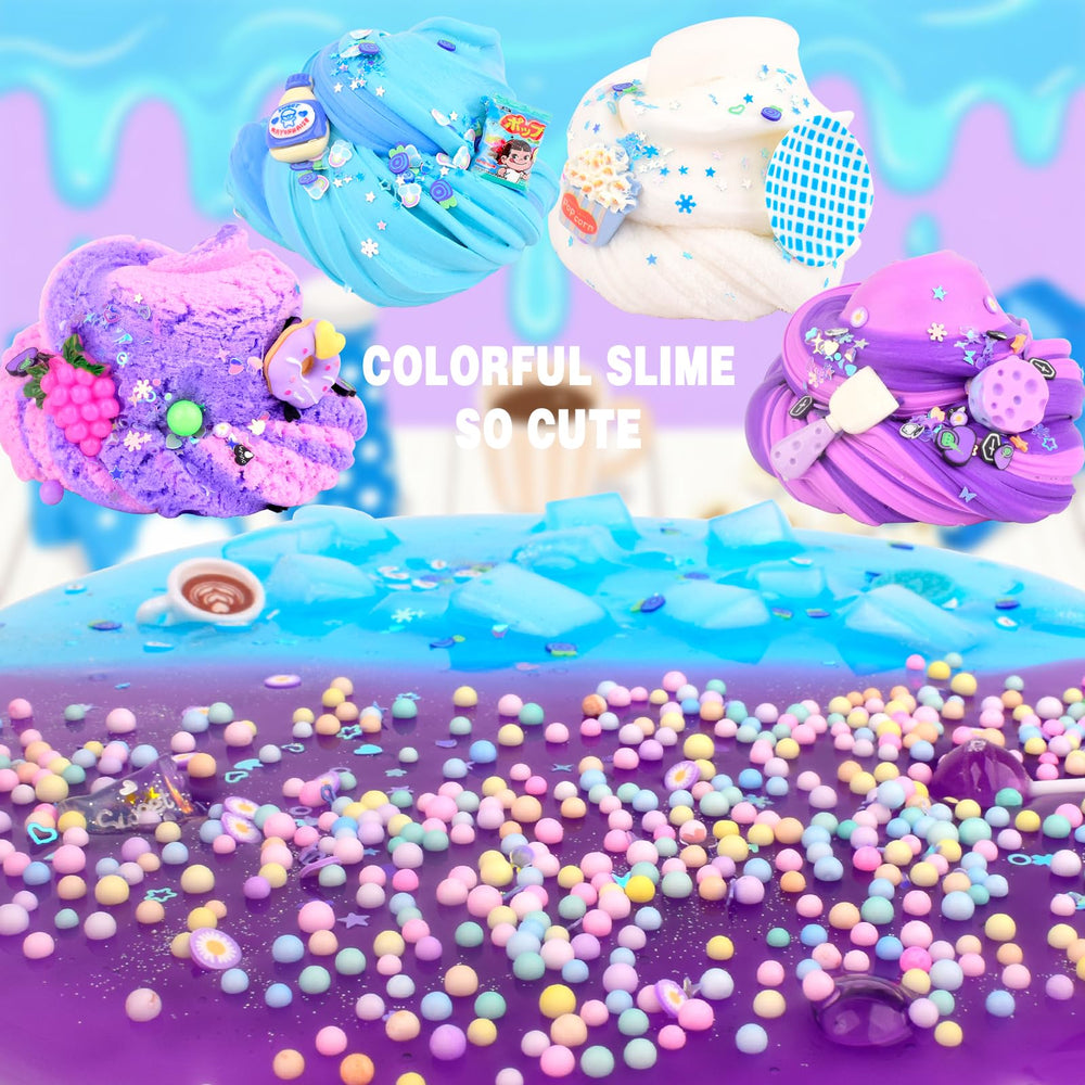 Rowecvce Snacks Slime Kit texture mix-ins jar with crunch and sparkle options.