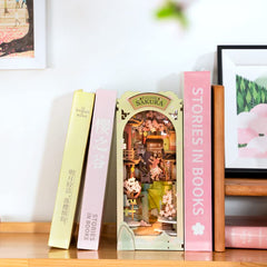 Rowood 3D wooden puzzle bookend decorative shelf support