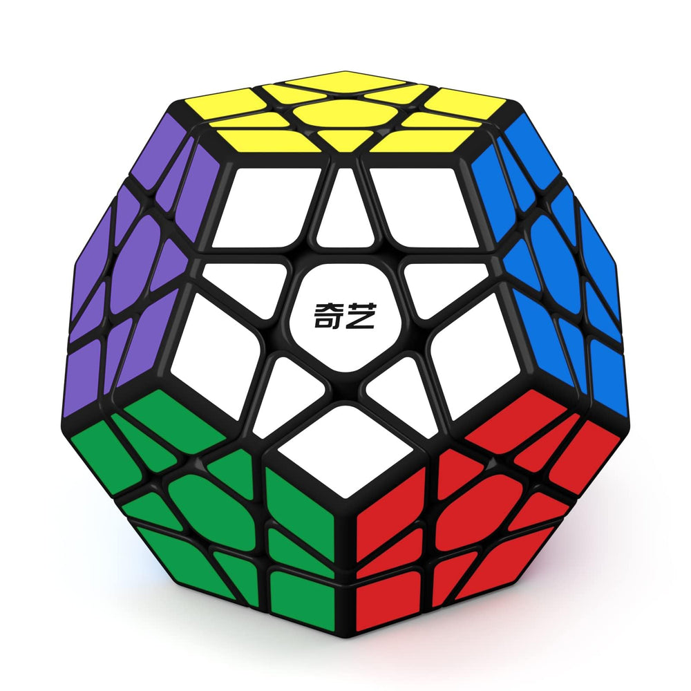 Roxenda Megaminx cube assembly view showing color-matched faces for immersive practice.