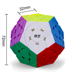 Roxenda Megaminx Cube scrambled view highlighting 12-sided puzzle for advanced problem solving.