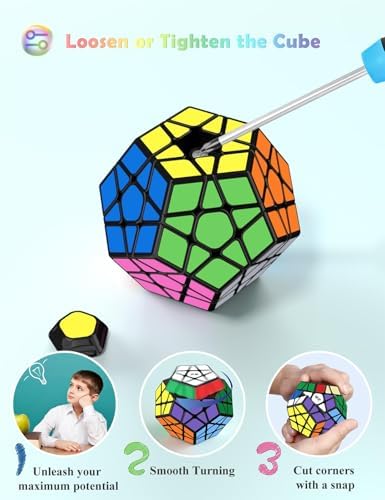 Roxenda Megaminx handheld puzzle for family play and focus.
