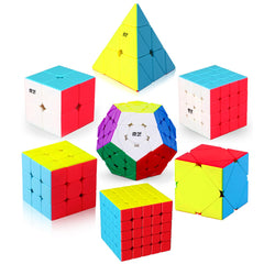 Roxenda Speed Cube Set 2x2 front view for smooth beginner-friendly practice