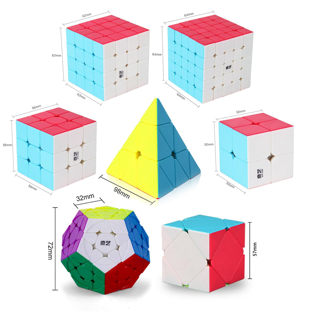 Roxenda Speed Cube Set 4x4 colors close-up for easy recognition