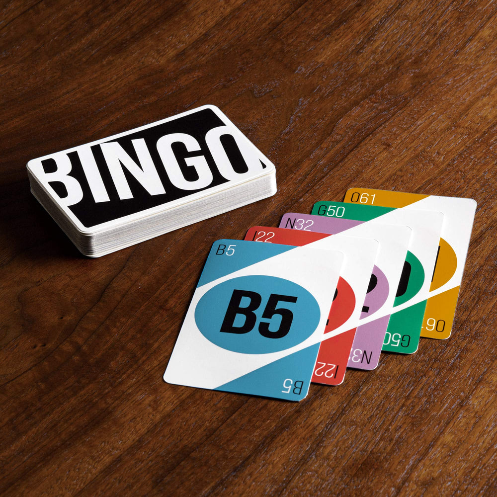 Royal Bingo high-visibility card faces designed to stand out during games.