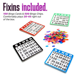 Royal Bingo Supplies 100-card set designed for large groups and reuse