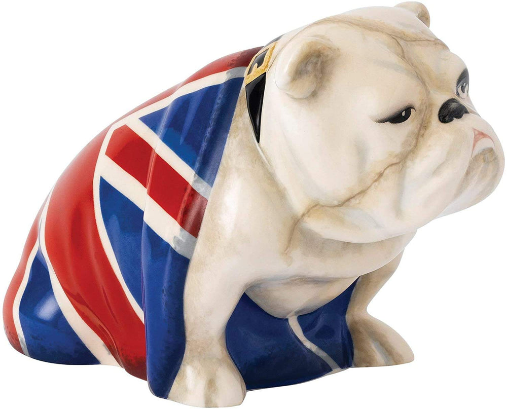Royal Doulton Jack the Bulldog No Time To Die edition front view for display
