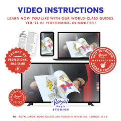 Royal Magic Coloring Book Trick family-friendly fun at parties and events