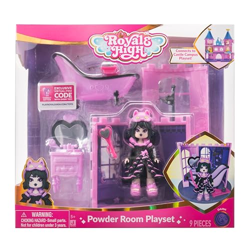 Royale High Powder Room Playset shower and tub area for relaxing doll care