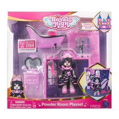 Royale High Powder Room Playset shower and tub area for relaxing doll care