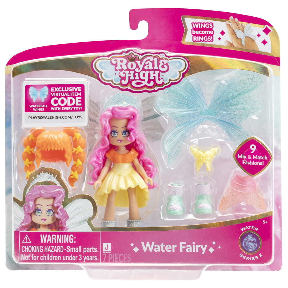 Royale High Water Fairy doll front view for imaginative play and storytelling.