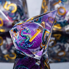Roycevon DND dice set in gift box, ready for gifting and storage.