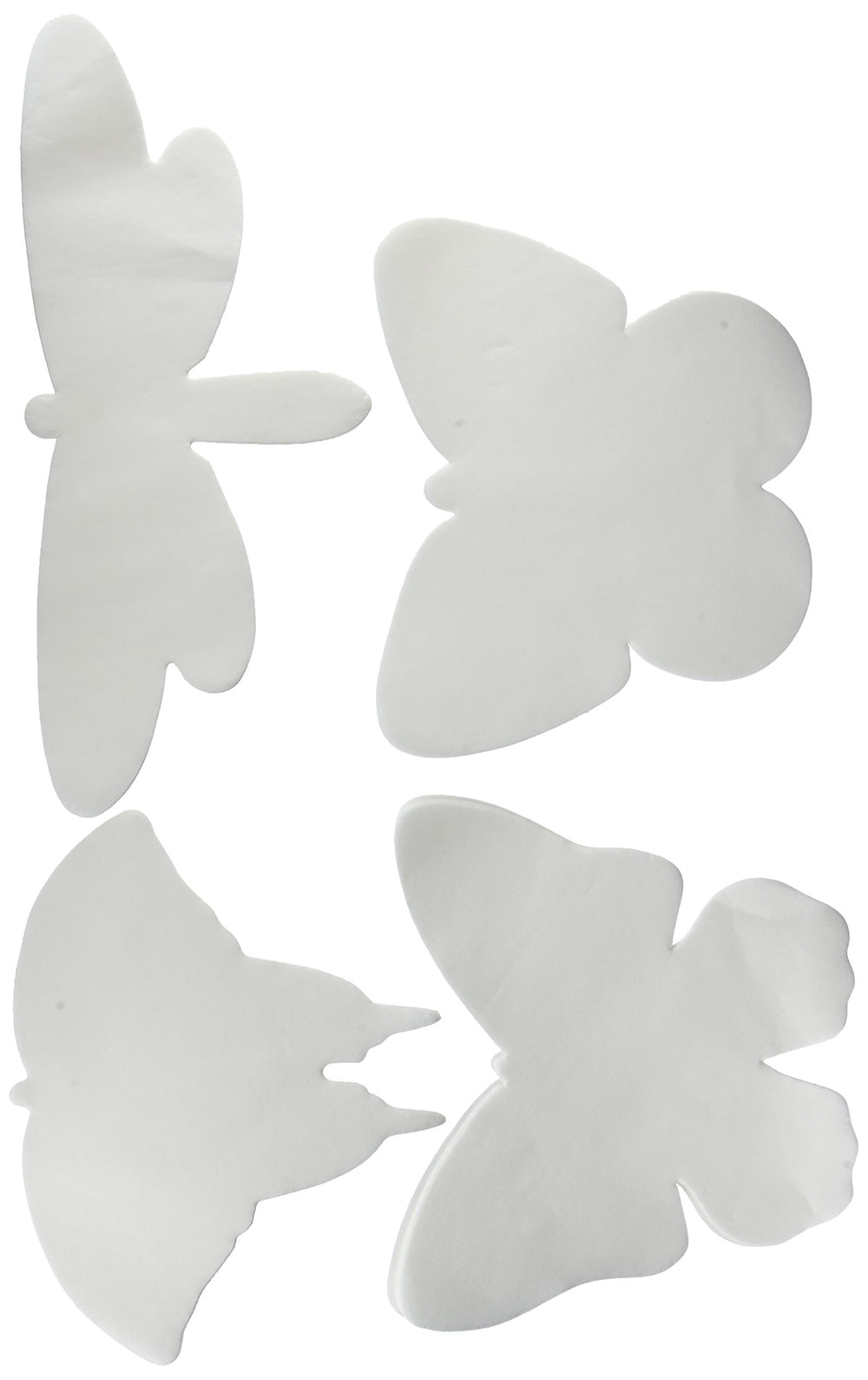 Roylco Color Diffusing Butterflies White 7x11 inch sheet ideal for classroom watercolor diffusion projects