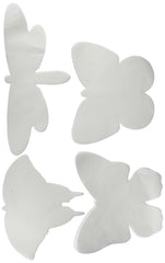 Roylco Color Diffusing Butterflies White 7x11 inch sheet ideal for classroom watercolor diffusion projects