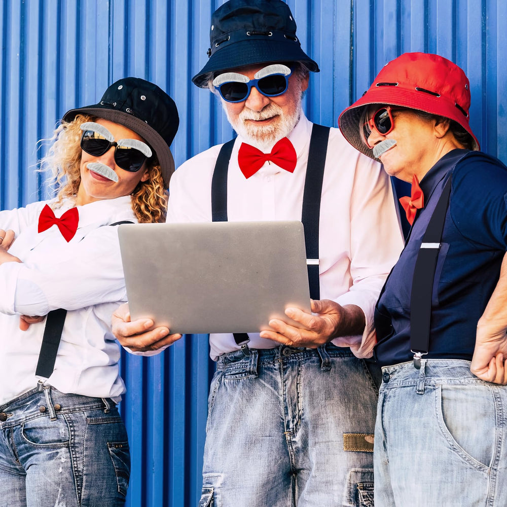 Rrshnsgv 100 days of school grandpa costume for classroom celebrations.
