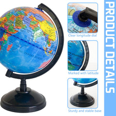 Rrshnsgv colorful globe decor adds a scholarly vibe to any space.