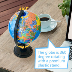 Rrshnsgv kids room globe ideal for interactive geography play.