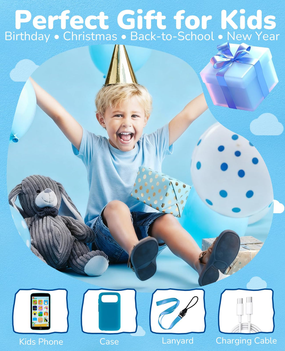 Rseaay Kids Phone educational games covering ABCs, numbers, logic and creativity.