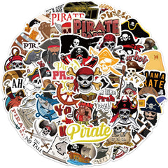 Rszwyk pirate decals in multiple patterns for personalized decorating