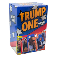 RTE Games Trump ONE Card Game durable cardstock for long-lasting play.