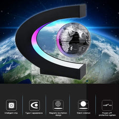 RTOSY magnetic levitation globe hovering smoothly with a futuristic look.