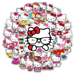 RUBANG Hello Kitty guitar sticker for fun, protective décor
