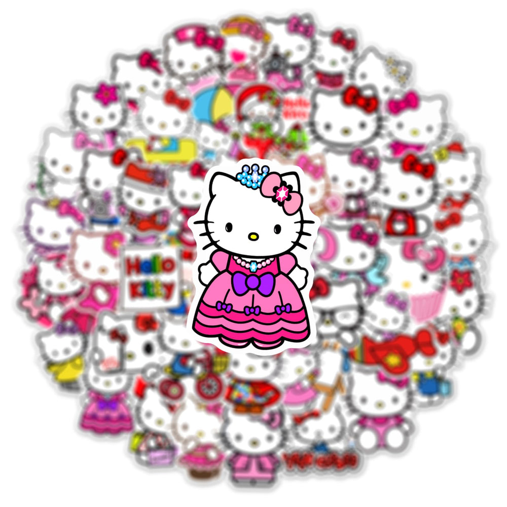 RUBANG Hello Kitty luggage sticker helps quick identification with style