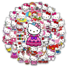 RUBANG Hello Kitty luggage sticker helps quick identification with style