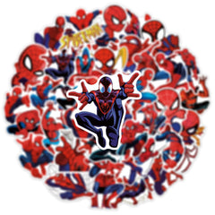 RUBANG Spiderman stickers on luggage for easy identification and fun design.