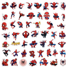 RUBANG Spiderman stickers on travel case for standout style and wear protection.