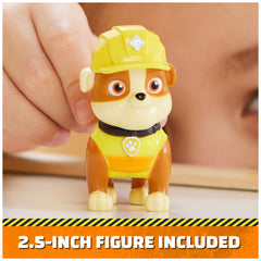 Rubble & Crew construction toy truck details for imaginative play.