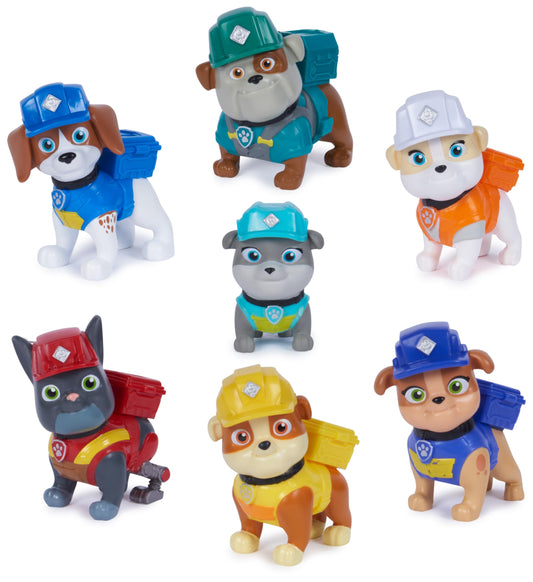 Rubble & Crew Rubble figure in authentic construction uniform for imaginative pretend play.