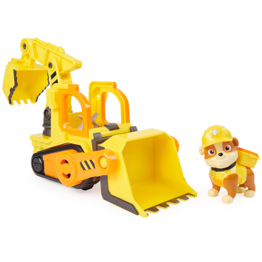 Rubble & Crew Ruben Toy bulldozer front view for imaginative play