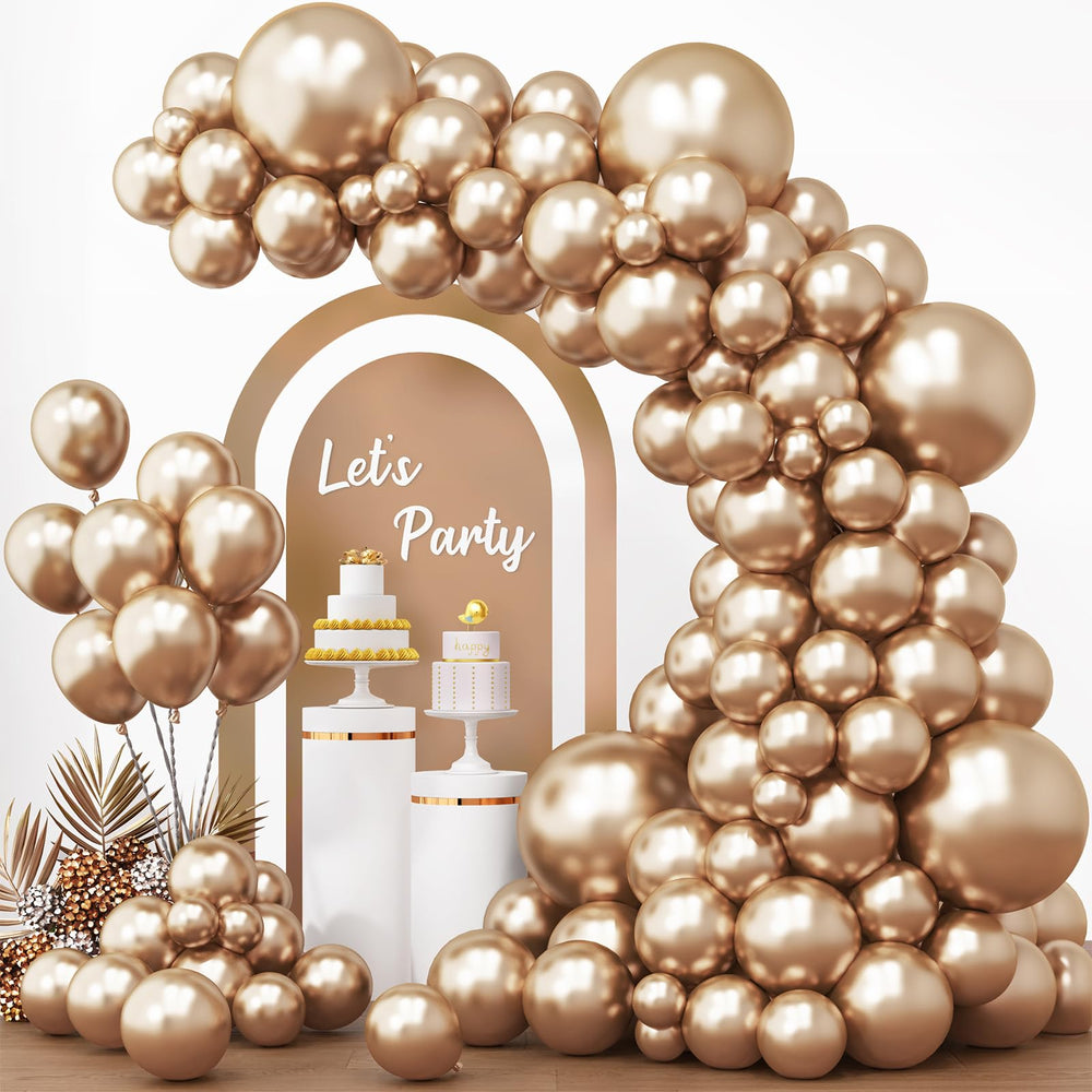 RUBFAC 154pcs balloon arch kit for versatile celebrations.