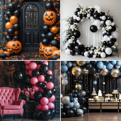 RUBFAC-balloon-assembly-ideas for Halloween, weddings, and celebrations.