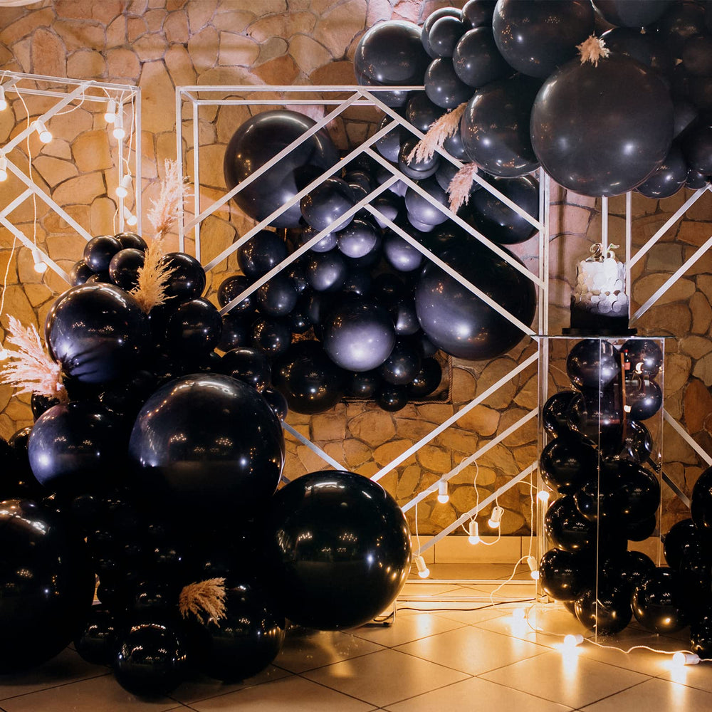 Rubfac balloon strip not included—plan for seamless arch assembly