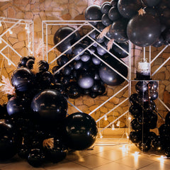 Rubfac balloon strip not included—plan for seamless arch assembly