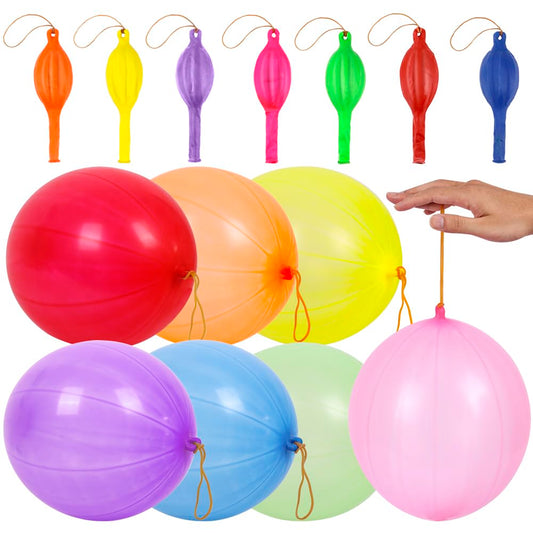rubfac punch balloons red neon for lively outdoor play and party decor.