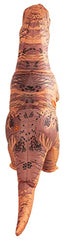 Rubies Original T-Rex inflatable costume, side view worn by child, great for themed parties