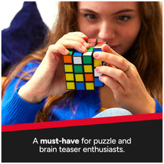 Rubik's 4x4 packaging variant highlights ready to solve puzzle.