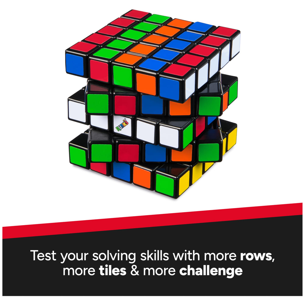 Rubik’s 5x5 in turning action shows smooth, sturdy mechanism for focused solving