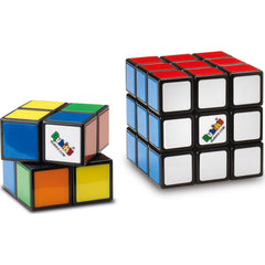 Rubik's Advanced 3x3 cube front view with original colours, boosts spatial reasoning during play.