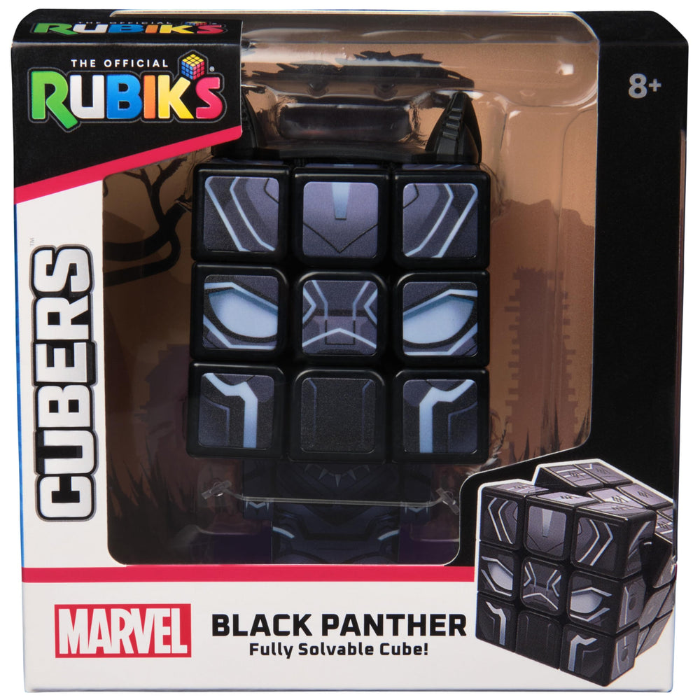 Rubik's Black Panther Cuber packaging box showcases Marvel collectible