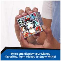 Rubik’s Disney100 Platinum 3x3 cube with character imagery, a perfect desk-fidget for focus.