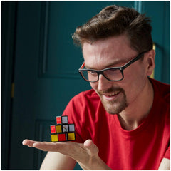 Rubik's Edge Cube 3x1 box-close view shows included piece for gifting