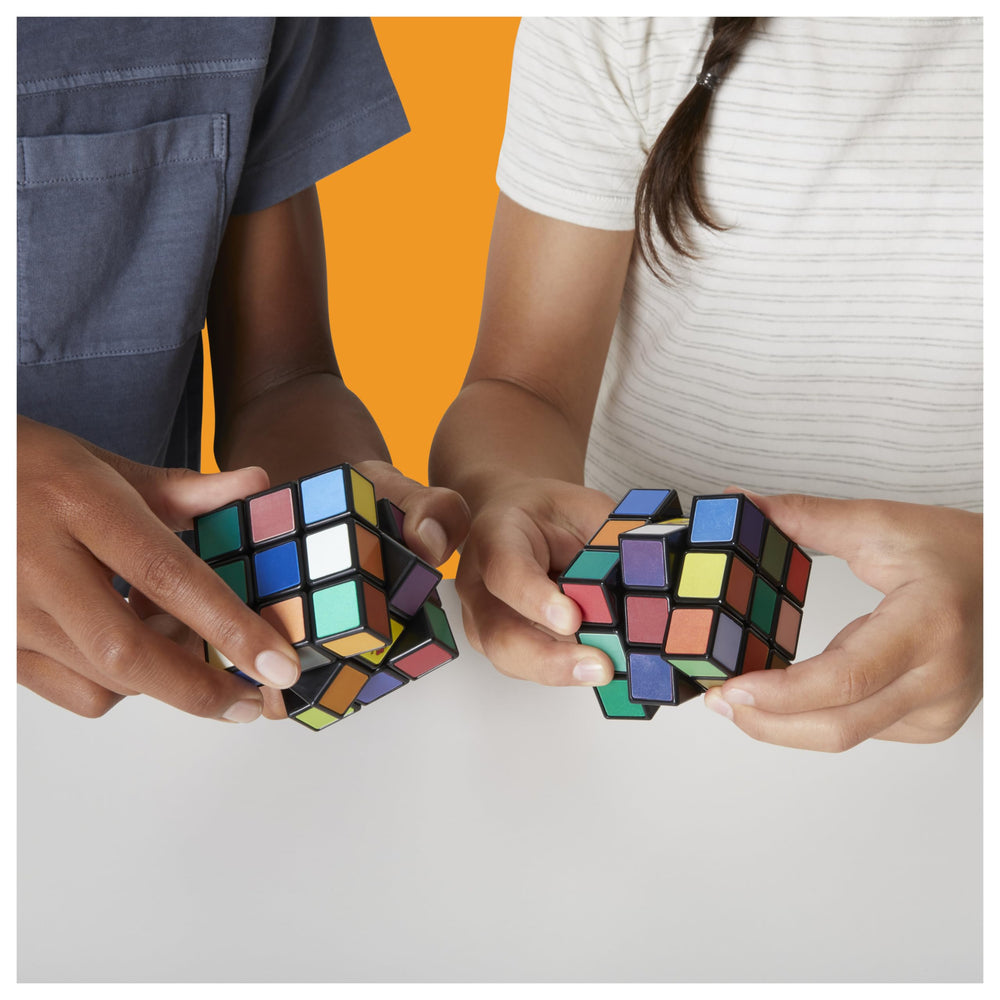 Rubik's Impossible Cube sticker-free design with smooth motion