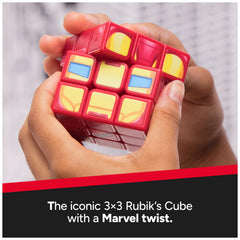 Rubik's Iron Man Cuber body stand ready for shelf showcase
