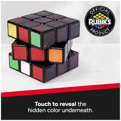 Rubik's Phantom with thermochromic tiles demonstrating colors fading after touch