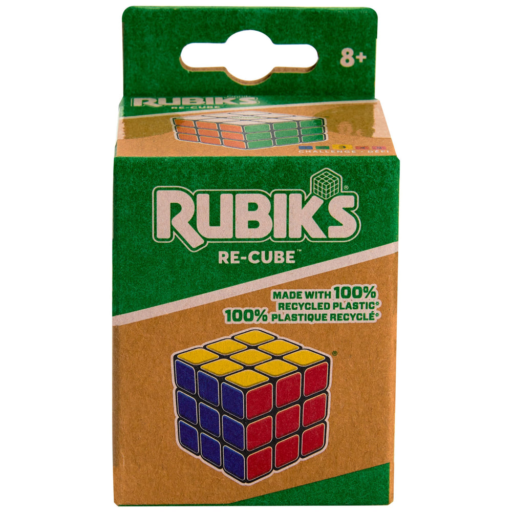 Rubik's Re-Cube 3x3 in motion with smooth turning for quick play sessions.