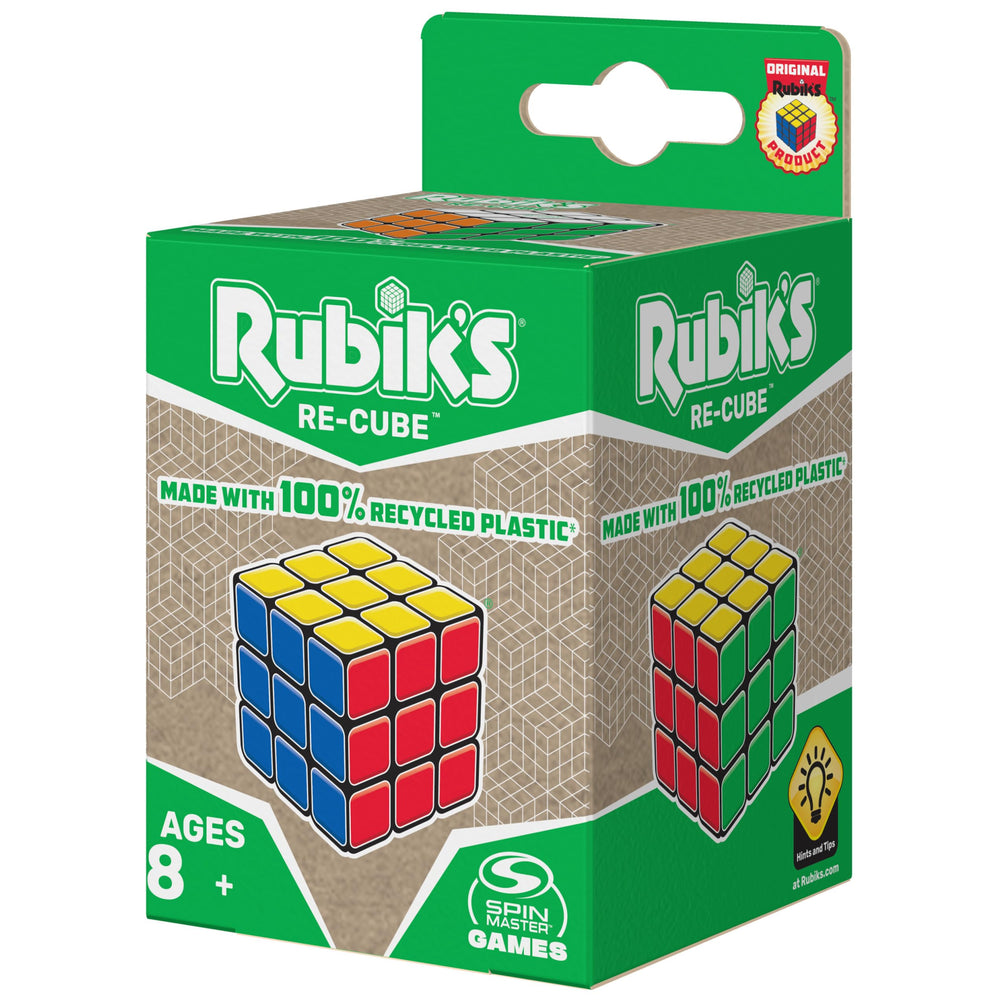 Rubik's Re-Cube 3x3 durable build for everyday puzzle play.